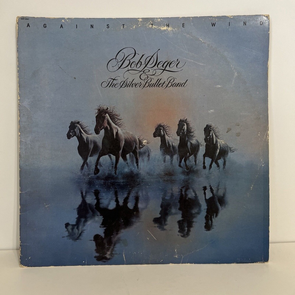 Against The Wind LP by Bob Seger‎ vinyl 1980 VG  12041 Capitol Records